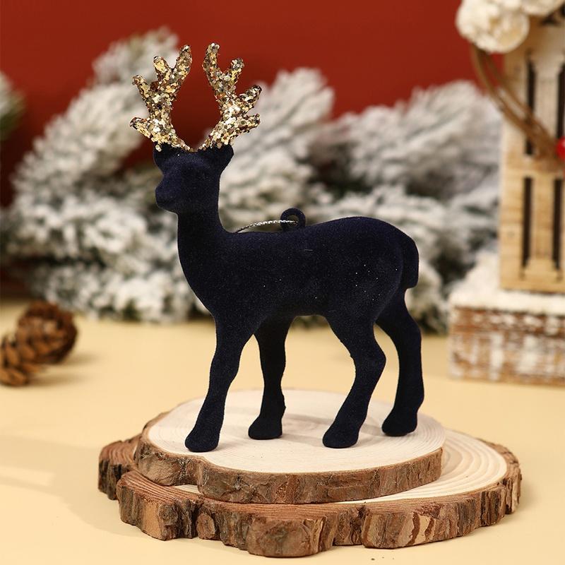 DIY Christmas Reindeer Ornaments Christmas Decorations For Home 2025 Christmas Tree Hanging Pendant Navidad Noel New Year Gifts