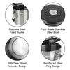 Storage Canister For Coffee Beans Airtight Lid Preserves Freshness Coffee Container with co2 Valve Stainless Steel Coffeeware