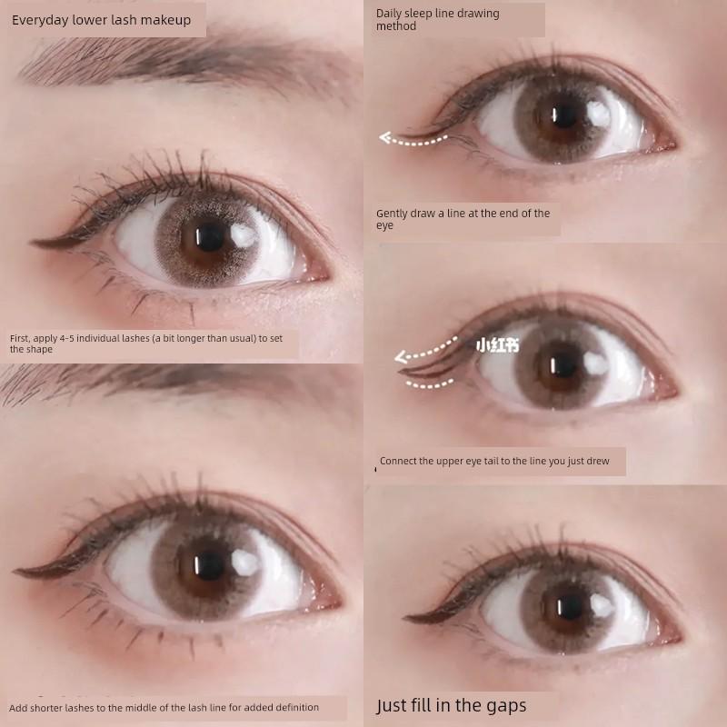 Xixi Eyeliner Is Non-Smudgeable, Waterproof, Sweat-Proof, Natural, Quick-Drying, Long-Lasting, Ultra-Fine, Genuine for Beginners