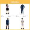 Realistic Family Member Figurines Set Including Grandpa Grandma Dad Mom And Kids For Collecting And Display