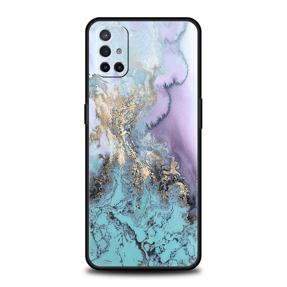 Phone Case For Oneplus 13R 13 12 10T 11 R10 Nord N100 N200 N10 9 9R CE 2 3 Z Pro Lite 5G Soft TPU Cover Vintage Marble Funda Bag
