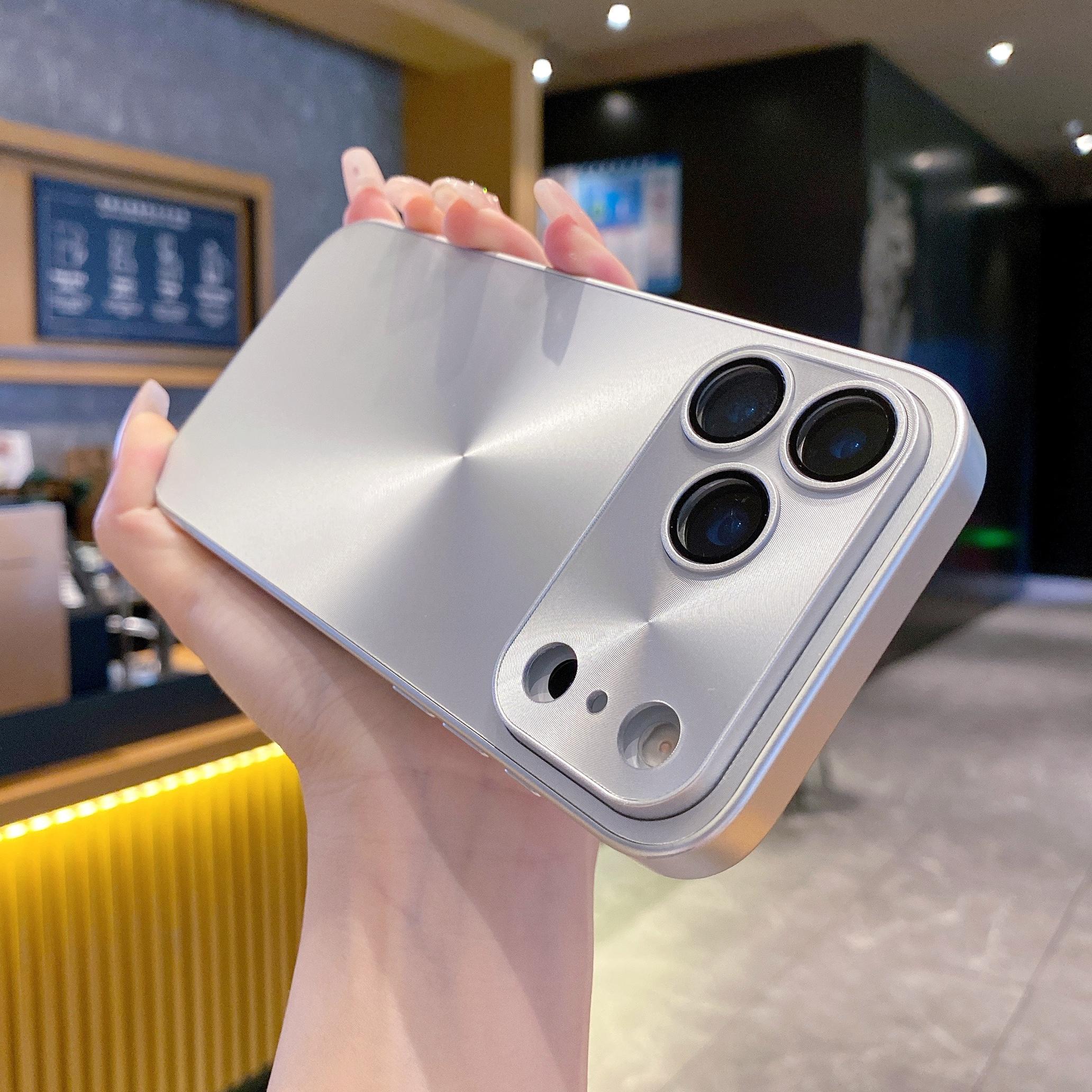 

Aurora Laser CD Texture Matte Case For iPhone 17Air 16 15 14 Plus 13 12 11 17 Pro Max Camera Protection Shockproof Armor Cover iPhone Air