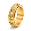 Rotatable Spider Titanium Steel Men's Retro Hip Hop Index Finger Ring