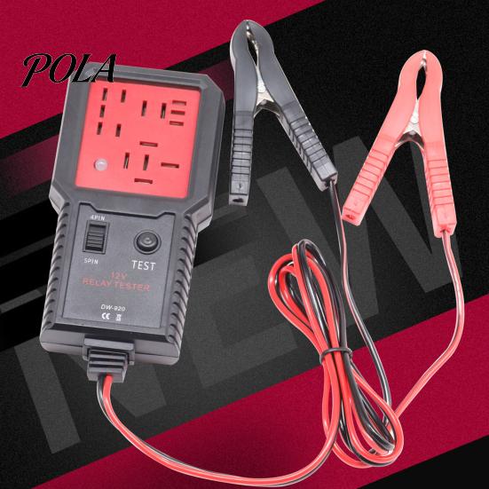 Relay Test Clip Automotive Tester, Voltage 12V Diagnostic Tool with LED Indicator, Electrical Tester 4-Pin 5-Pin Car for Repair, Battery