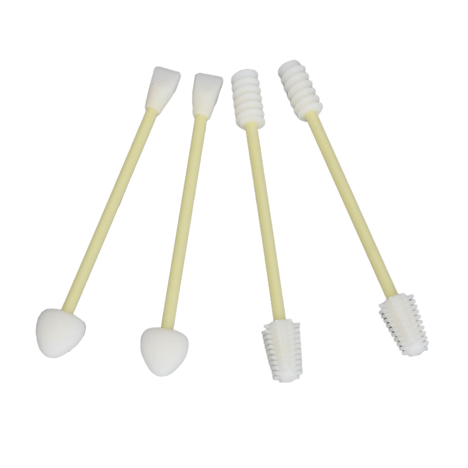 

4 шт. силиконовые ватные палочки многоразовые ватные палочки для макияжа с двойным наконечником для ушей Baby Beauty