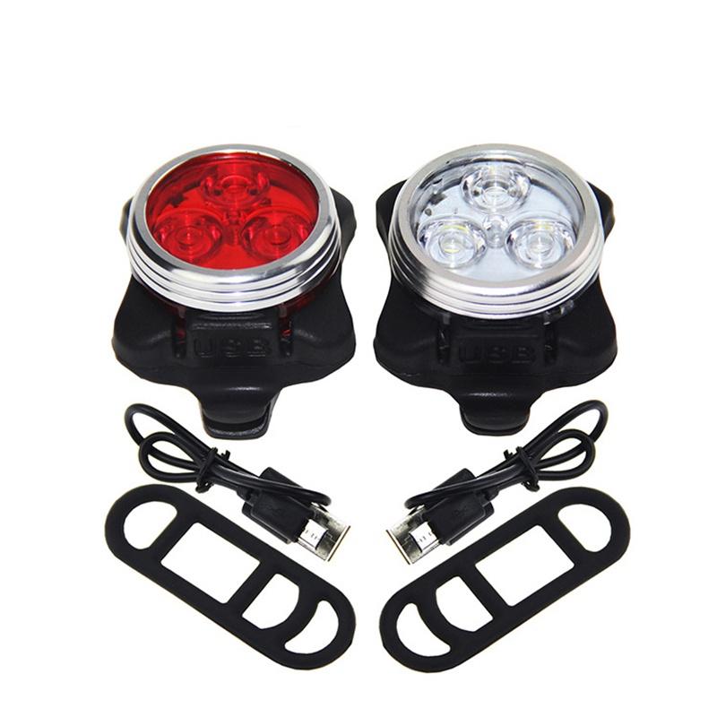 Kompaktowa i wytrzymała lampka przednia do roweru z akumulatorami ładowanymi przez USB