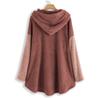 Autumn Street Fashion Velvet Women Loose Clothes Animal Pattern
