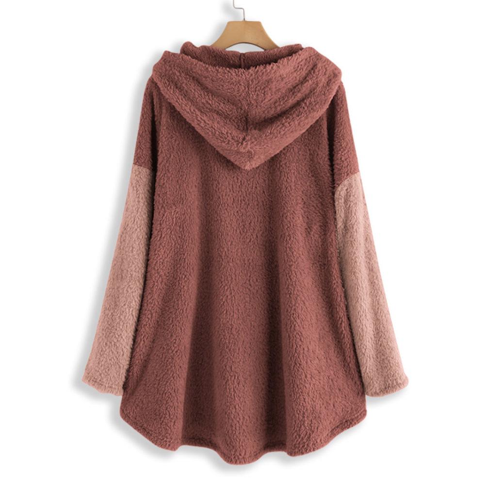 Autumn Street Fashion Velvet Women Loose Clothes Animal Pattern