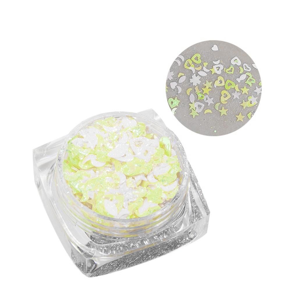 Sada třpytivého pudru na oční stíny Směs Gelových Třpytek na Oči Sypký Třpytivý Pudr na Oči