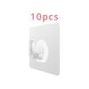 Bathroom Organizer Rack Hook 80PCS Home and Decoration Door Hooks For Kitchen Gadgets Hanging Organizers Transparent Heavy Duty