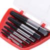 6pcs Convenient Broken Screw Extractor Efficient Drill Bit Set Wear-resisting Bolt Remover  Valve