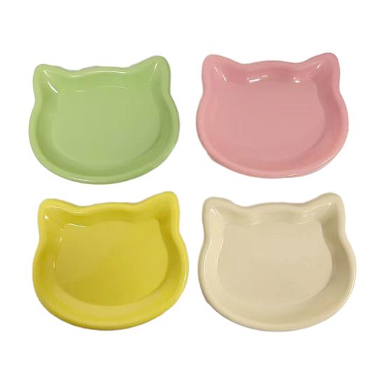

4Pcs Cat Bowl Plastic Anti-Tipping Feeding Bowl Weighted Structure Feeding and Drinking Bowl Spill Proof Pet Bowl for Cats and Dogs Durable Pet Food