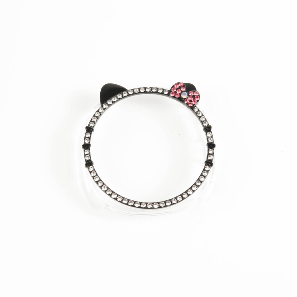 PC Case for Samsung Galaxy Watch 8 40mm 44mm Cute KITTY CAT Diamond Protector Watches Accessories for Woman Samsung Watch8 Cover