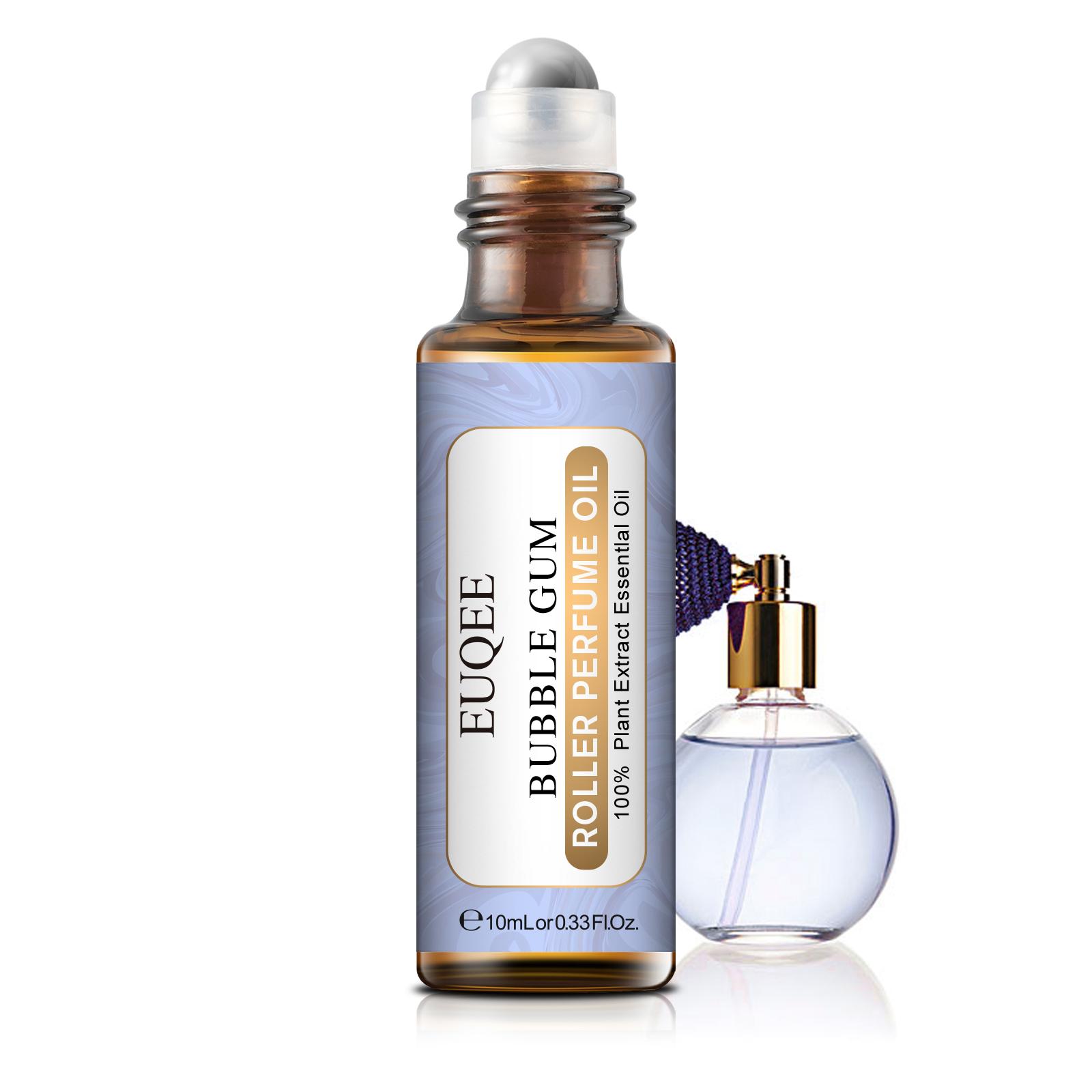 

5Pcs EUQEE Roller Парфумерна олія для зволожувача Аромат D-Jadore Angle Фрезія Кокос і ваніль Квіткова ефірна олія для дифузора DIY Perfume 5pcs-Bubble Gum