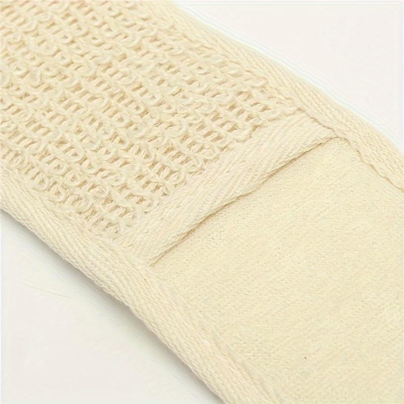 3pcs Exfoliating Scrubber Strap Bath Towel Dual-Sided Soft Microfiber Terry Cloth Bath Sponge For Shower Spa Body Skin Cleansing Tool Body Massage