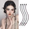 Fashion Boxing Braid Hair Pieces Clip Hanging Ear-Dye Wig Twist Braided Hair Rope  Girls