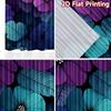 2D FLAT PRINTING 2pcs Curtains (Without Rod) Floral Fantasy Design New year holiday curtains Versatile Polyester Fabric Curtains