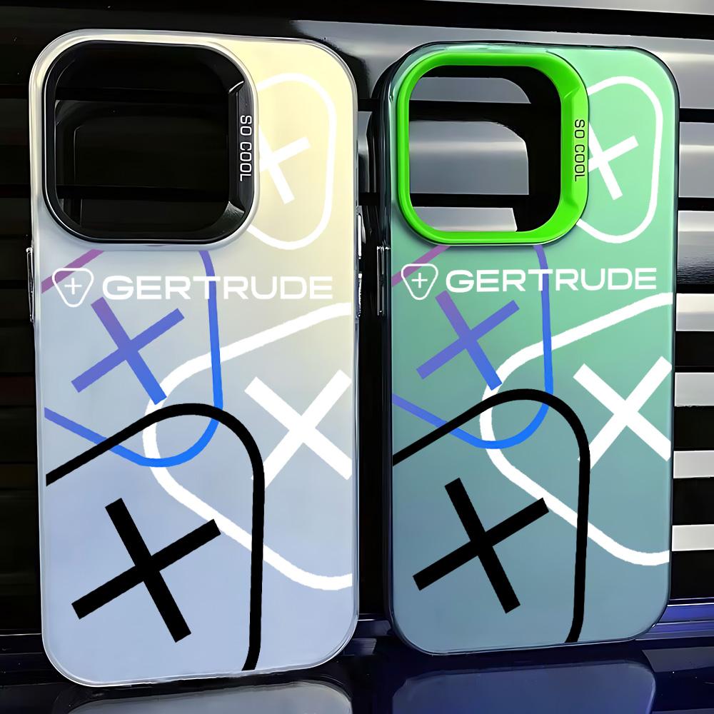 Fashion Hot Line Phone Case For iPhone 16 15 14 13 12 11 mini Pro Max X XR XSMAX 8 7 Plus Anti Fall Matte G-Gertrudes Back Cover