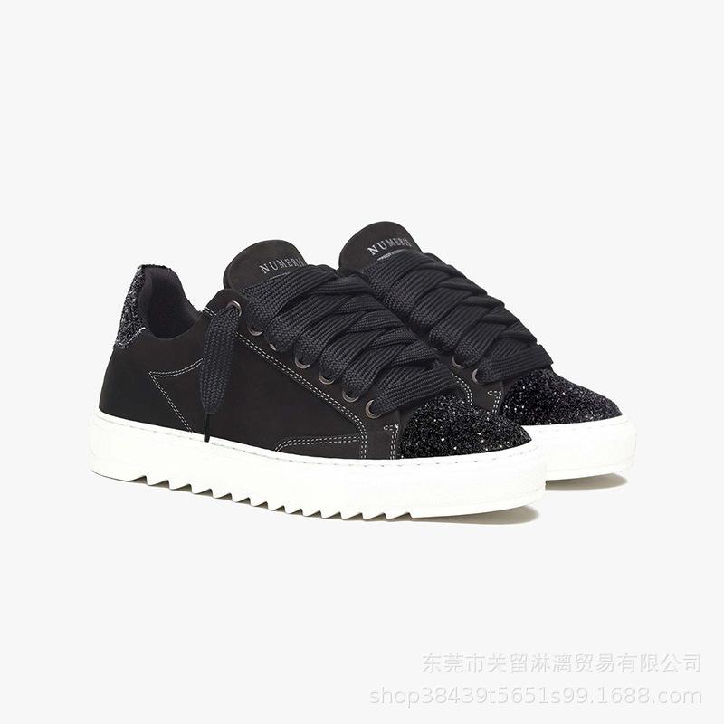 New Canvas Shoes Casual Hand-Painted Men'S Shoes Serrated Bottom Non-Slip Thick-Soled Flat Baseplate Shoes