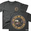 Summer Unisex Oversized Black T-Shirt Panther Rose Tattoo Double Sided Graphic Y2K Streetwear Cotton Tee for All Ages