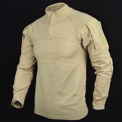 Men T Shirt Gym Camouflage Army Long Sleeve Tee Soldiers Clothing Airsoft Uniform Multicam Shirt