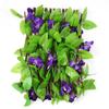 Retractable Artificial Leaf Privacy Fence Wall Landscaping Privacy Screen Outdoor Garden Backyard Balcony Ivy Plant Decoration