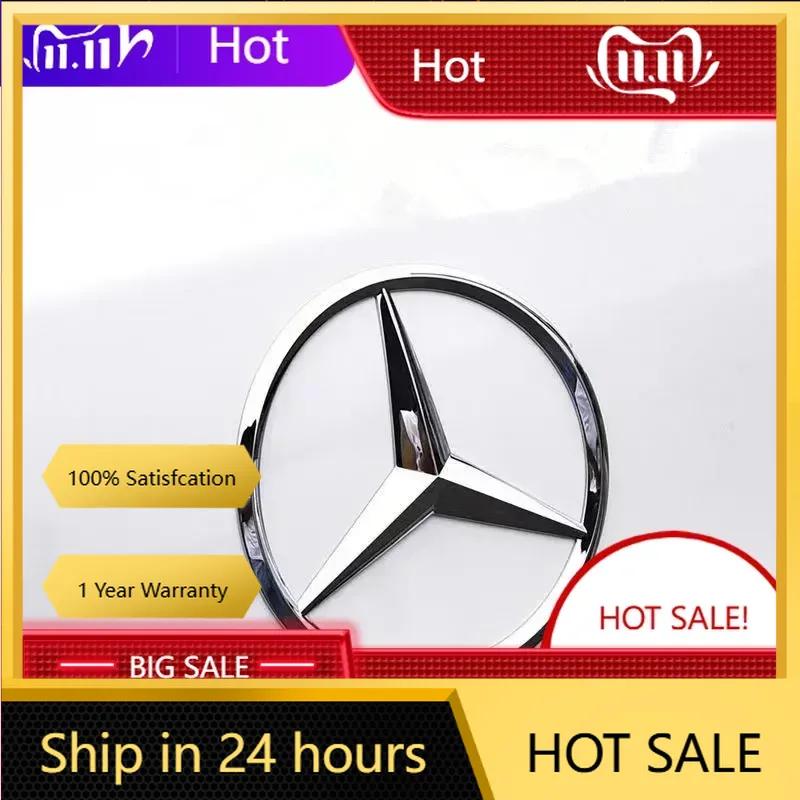 Neu 2025 Für Mercedes Benz 9cm ABS Auto Heckaufkleber Kofferraumemblem Aufkleber für Mercedes Benz S320 W164 W203 W204 W168 C180 E320 A200