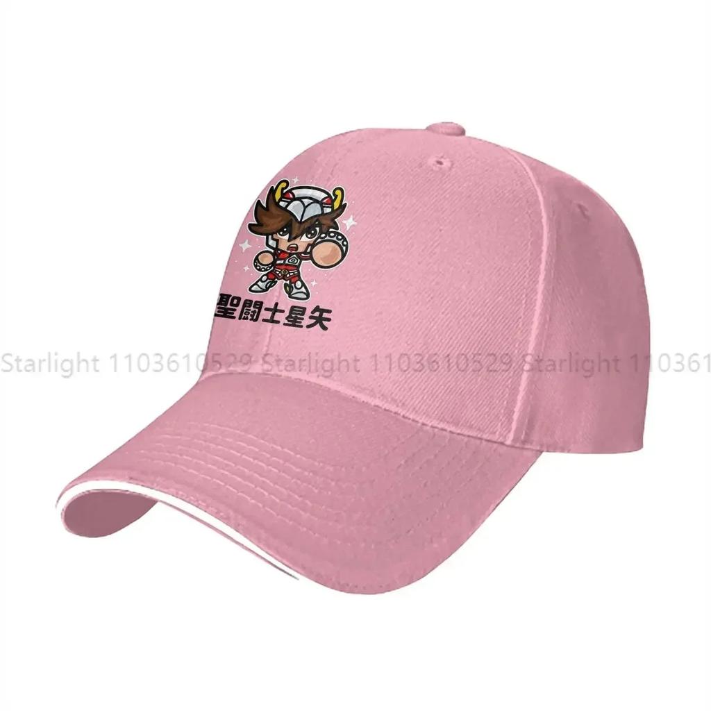 Gewaschene Unisex-Baseballkappe Chibi Trucker Snapback-Kappen Dad Hat Saint Seiya Golfmützen