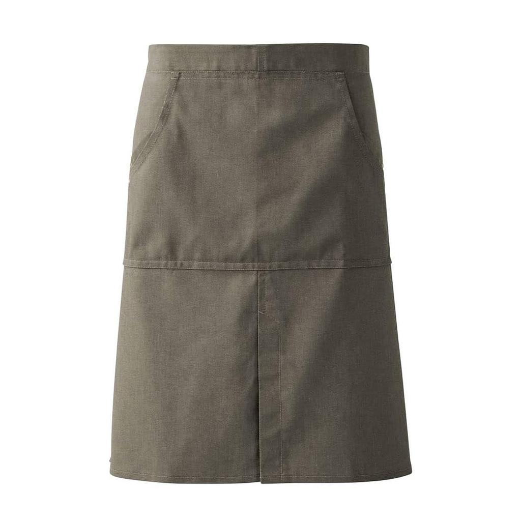 Seven Uniform CT2353 Waist Apron, Anti-Static Stretch Denim Fabric, Khaki, Free Size, CT2353-7