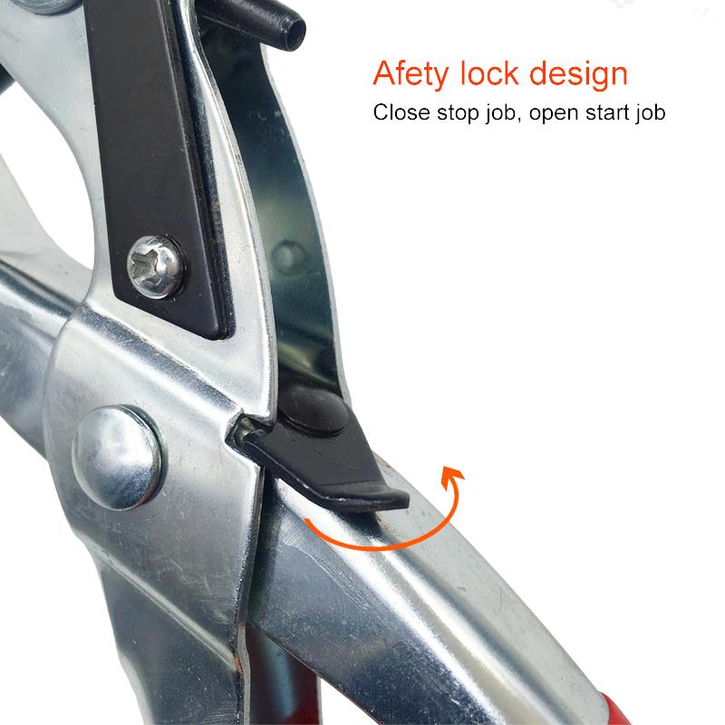 6 Hole Size Household Belt Hole Puncher Leather Punches Tools Leather Craft Punching Machine Hand Pliers Tool