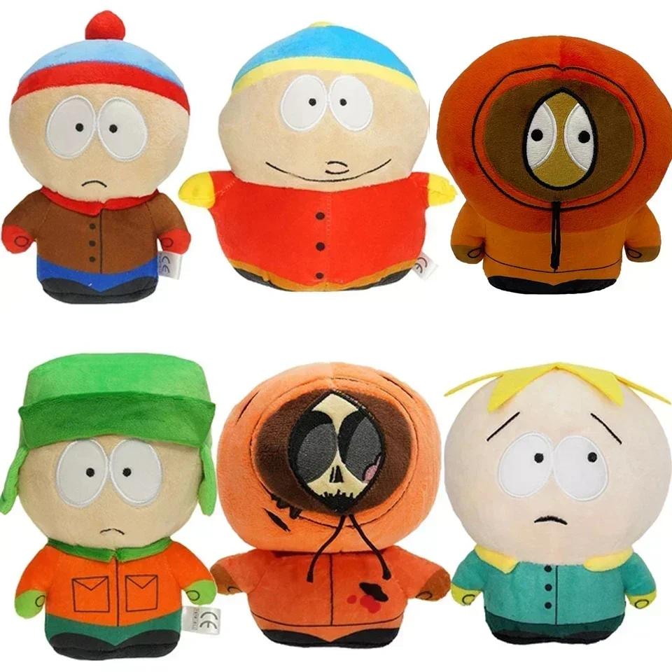 15-18Cm South North Parks Plush Toys Cartoon Plush Doll Stan Kyle Kenny Cartman Plush Pillow Peluche Toys Children Birthday !!!!