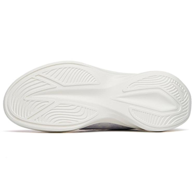 New Anta Cushioned Slip Resistant Abrasion Resistant Breathable Low Top Running Shoes Women's Purple Blue 922225521-3