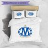Olympique Marseille Pattern Printed 3PCS Bedding Set Soft Skin-Friendly Washable Duvet Cover & Pillowcases Set All Season Bedroom