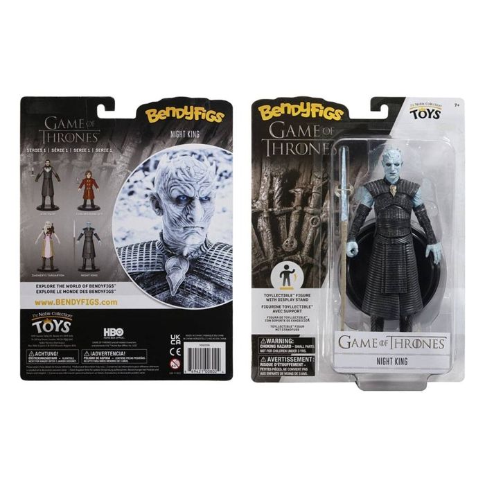 Noble collection - game of thrones - figurine flexible bendyfigs the night king 19 cm