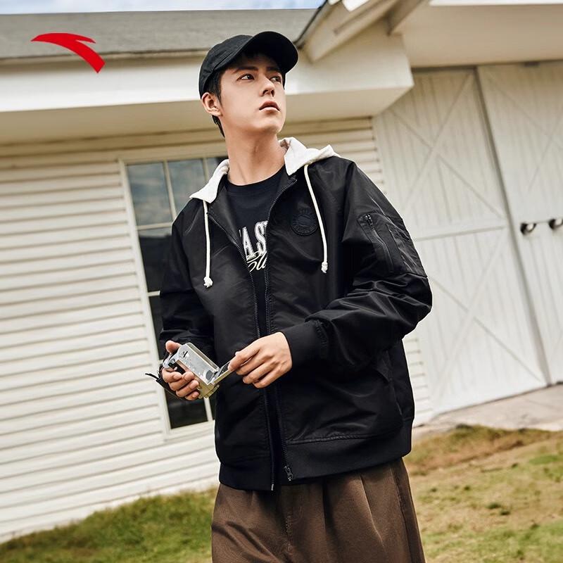 ANTA Unisex Woven Thick Hooded Jacket M