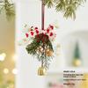 1pc Christmas Ornaments Christmas Bells Garland Pendant Christmas Tree Ornaments Atmosphere Scene Pendant