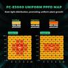 2026 New Version FC-E3000 300W LED Grow Light 3X3ft Full Spectrum Grow Light Bar Smart Dimmable Integrated Grow Lamp for Veg Bl