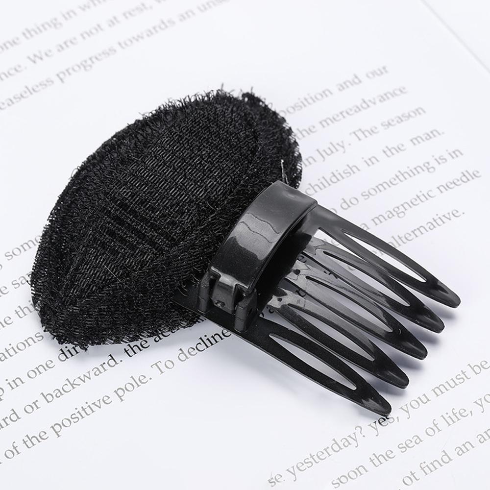 

Заколка для волос на лбу, невидимая пушистая губка, передняя линия роста волос, объемная основа, подушечка для волос, заколки-пучок для женщин, аксессуары для самостоятельной укладки чёрный