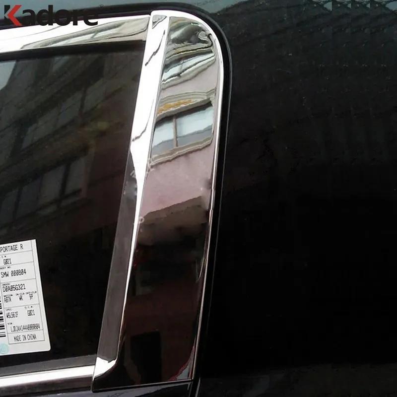 For Kia Sportage R 2011 2012 2013 2014 2015 Chrome Car Rear Window C Pillar Cover Trim Molding Garnish Car Exterior Accessories