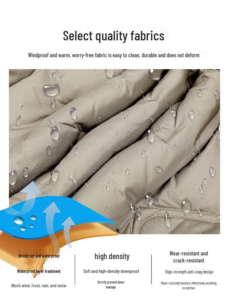 WoXue Women's Thickened Short Winter Down Jacket