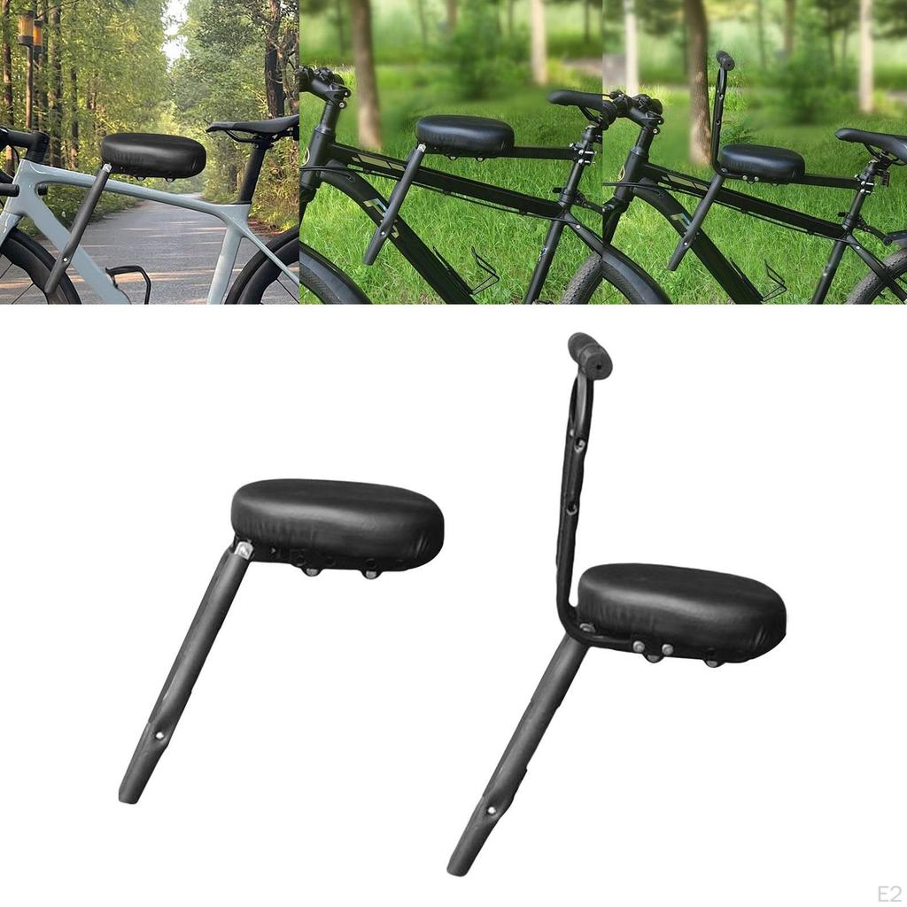 Child Bike Seat Comfortable Accessories Replacement for 10 Months to 8 Years without Armrest
