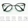 3PCS Korean Retro Blue Light Glasses Cat Eye Popular Flat Light Mirror Trendy Personalized Fashion Frame