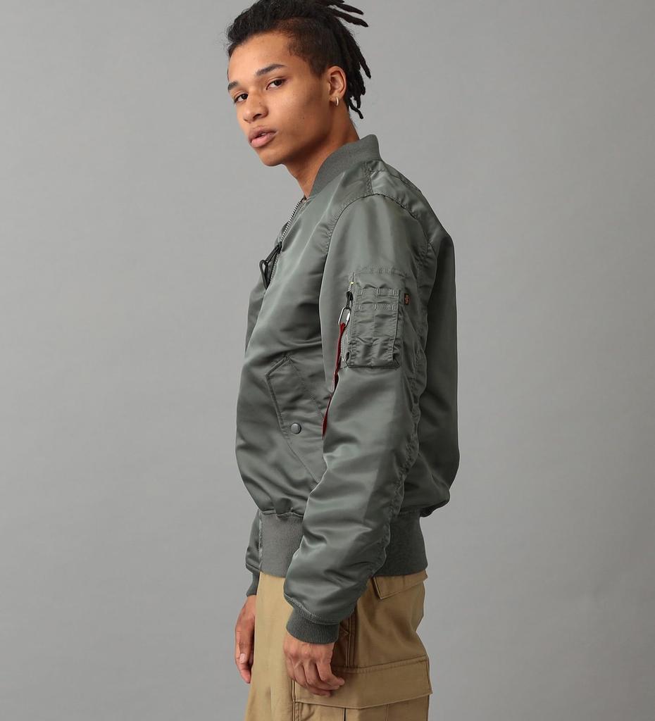 Alpha Industries Flight Nylon Men's L-2B Jacket, TA0414, V.GRAY