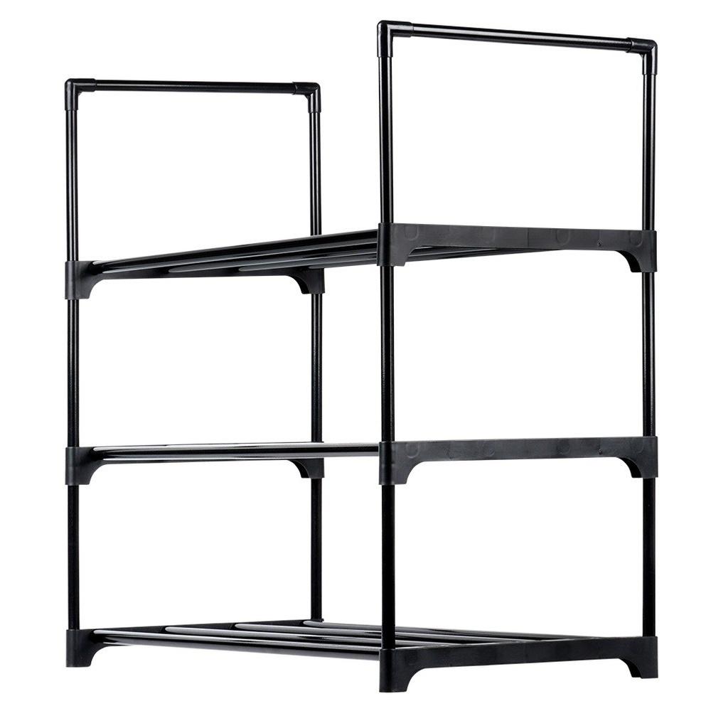 Shelf Shoe Shelf Footwear Cabinet Organizer 3-level Multi-level Stand