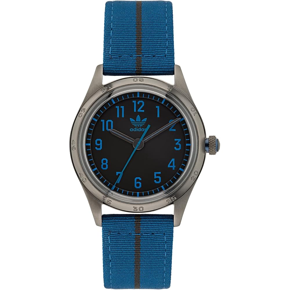 Adidas Originals AOSY22521 Unisex Quartz Watch 5 ATM Water Resistant Mineral Glass Black Dial