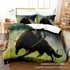 3D Digital Printing Bedding Four-Piece Set Three-Piece Set Warcraft Bed Sheet Quilt Pillow