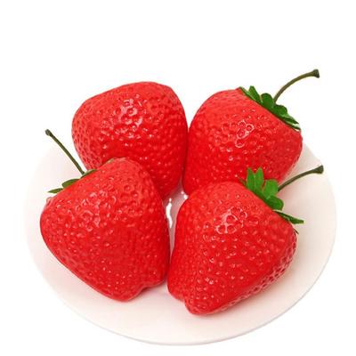 OUNONA Strawberry Food Realistic Fruit Fake Cute and 6 Pretend Interior Promotional Photography Props Samples, Large, Samples, Models, Fruit, Large,