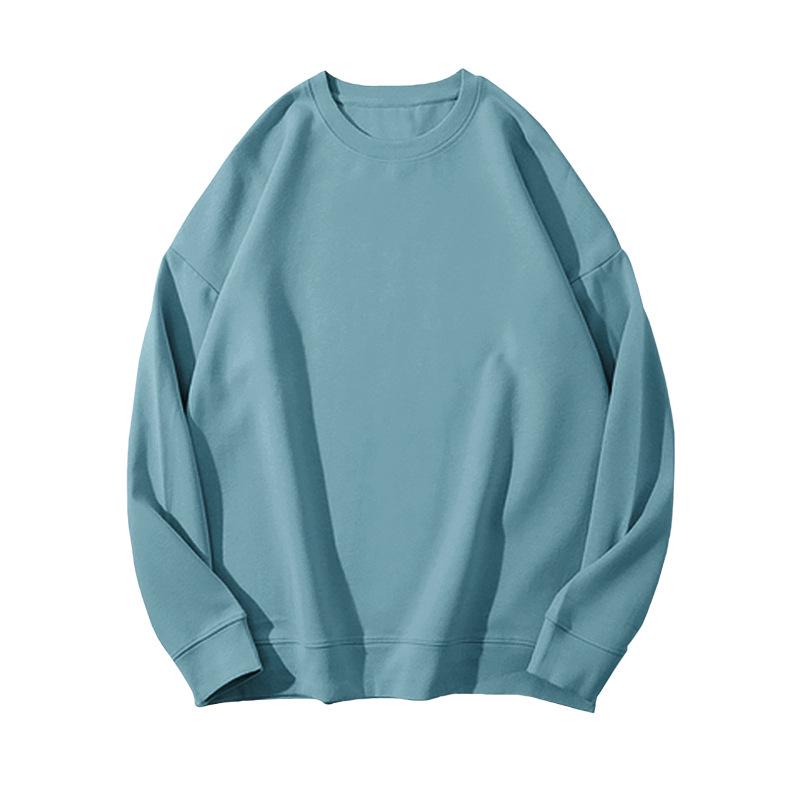 Solid Color Korean Style Fleece Sweatshirt: Women's Loose Casual Autumn/Winter Top & Student Couple Outfit.