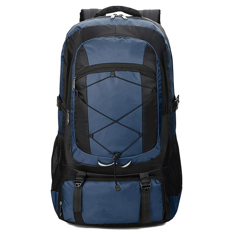 

56-75 л Большой вместительный рюкзак для путешествий и занятий спортом на открытом воздухе Оксфорд Многофункциональная походная сумка Водонепроницаемая износостойкая унисекс альпинистская сумка Велосипедная сумка 56-75L темно-синий