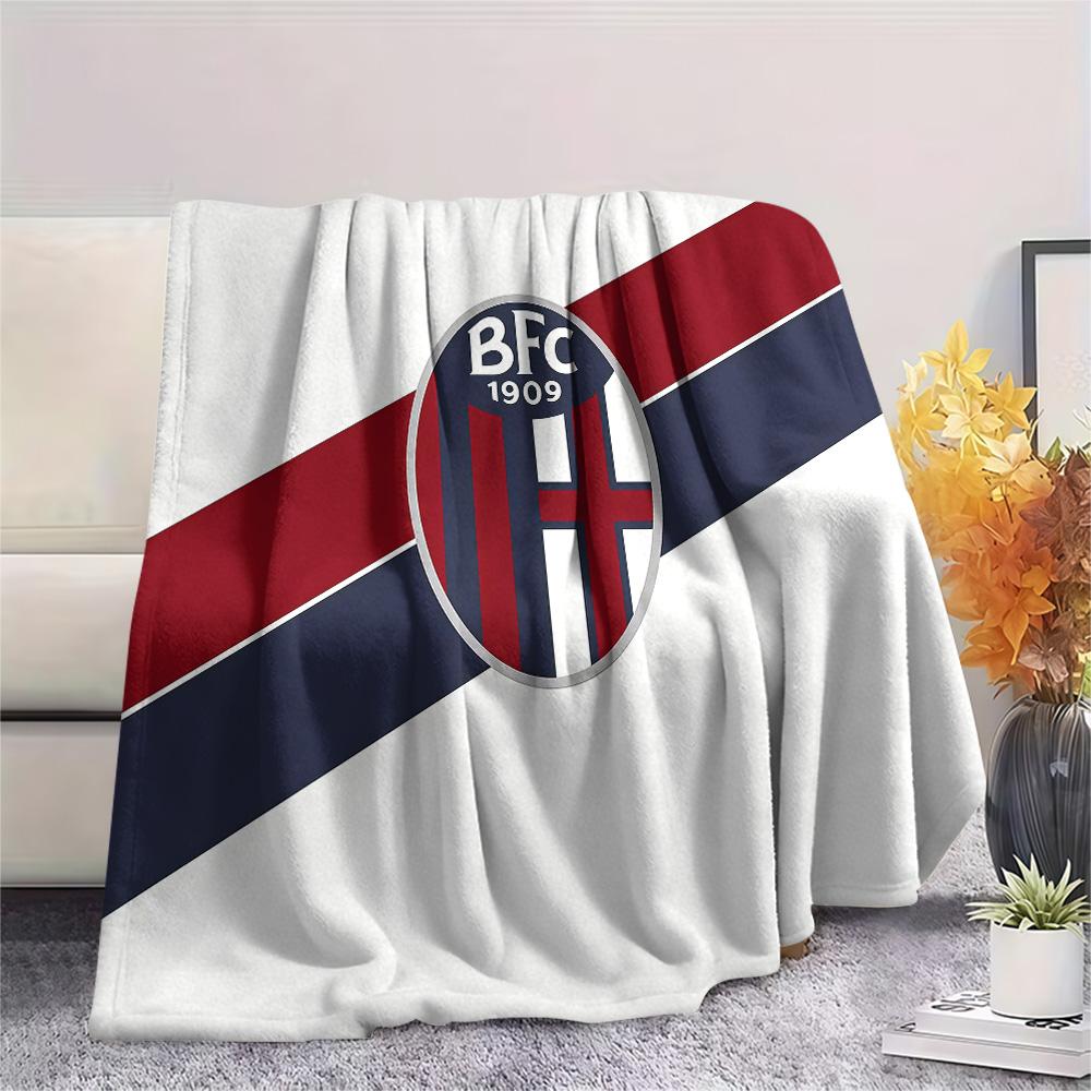 Bologna Flannel Blanket, High quality Comfortable for All Seasons, Home Decor, Warmth and Comfort